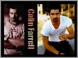 Colin Farrell, biały t-shirt